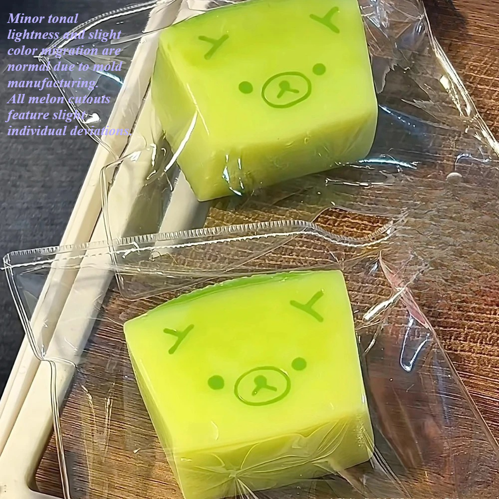 Desk Setup Lighting - light green melon bear rilakkuma slow