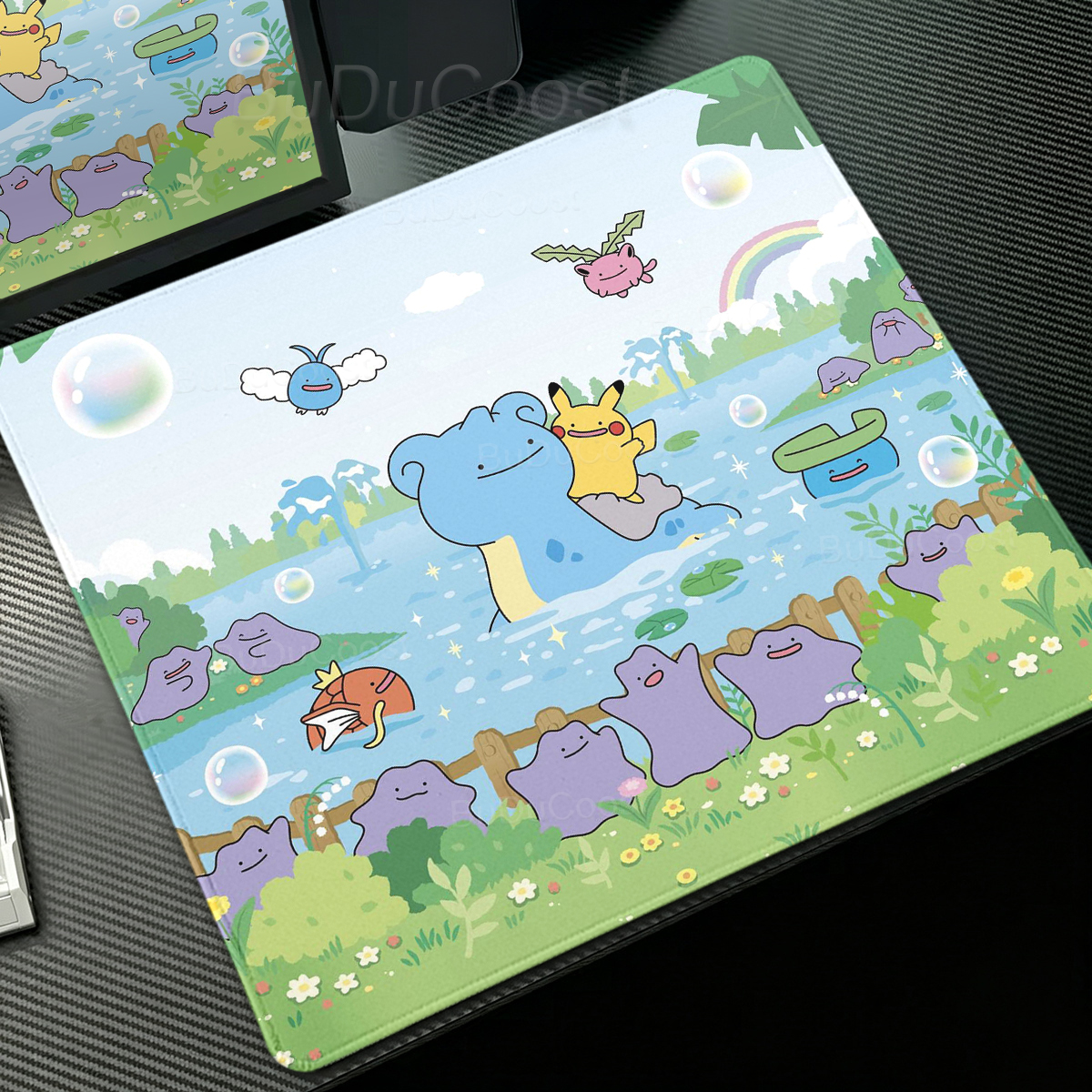 Desk Setup Gaming Pc - Anime Pokémon Ditto Mouse Pad Laptop