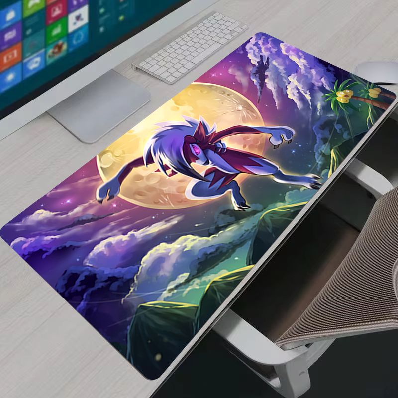 Desk Setup Rug - Computer Mouse Pad Gaming P-pokemon Lycanroc