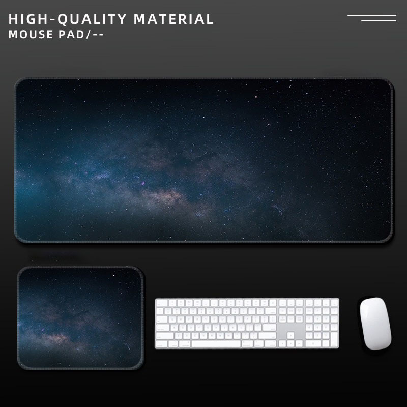 Desk Setup Gaming Pc - Galaxy Starry Sky Large Mouse Pad