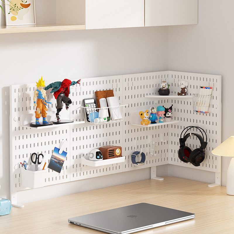 Desk Setup Kit - Desktop Pegboard for Home Offices. Multiple