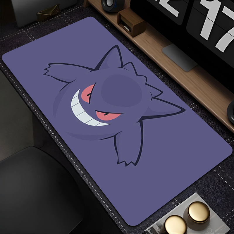Desk Setup Rug - Rubber PC Mousepad Pokemon Gengar Gamer