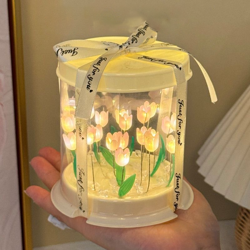 Desk Setup Lighting - DIY Tulip Lamp Simulation Flower Sea
