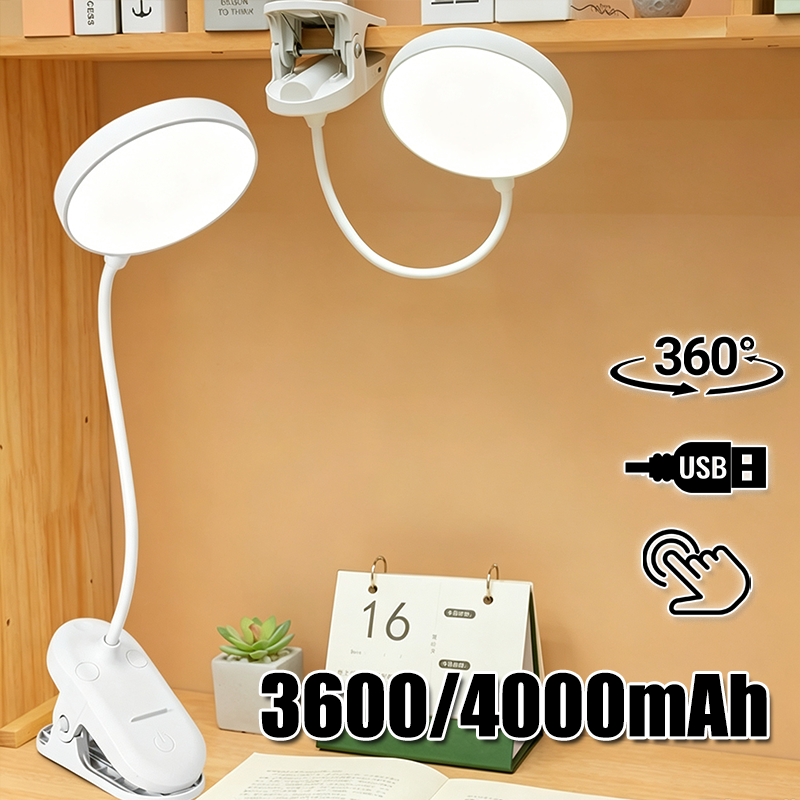 Led Desk Light Usb - Portable USB Rechargeable Clip On Desk