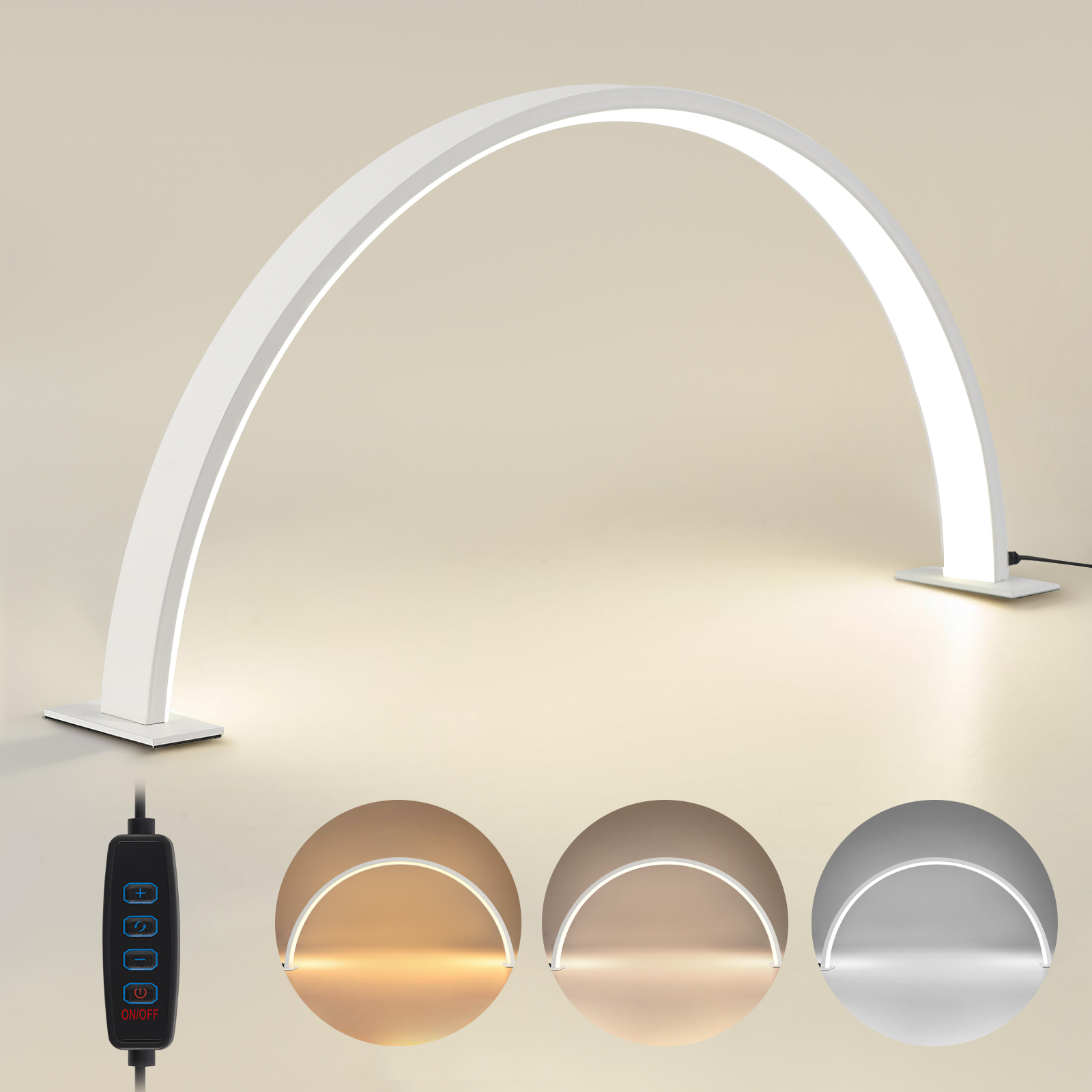 Desk Setup Lighting - Half Moon U-Shaped Nail Lamp Home