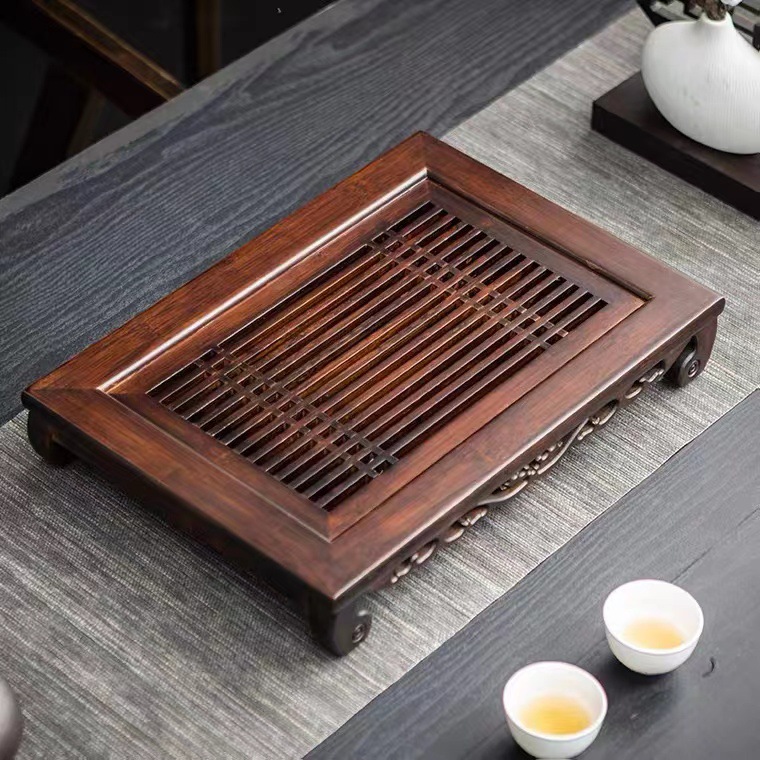 Desk Drawer Unit - Wooden Tea Set with Water Storage