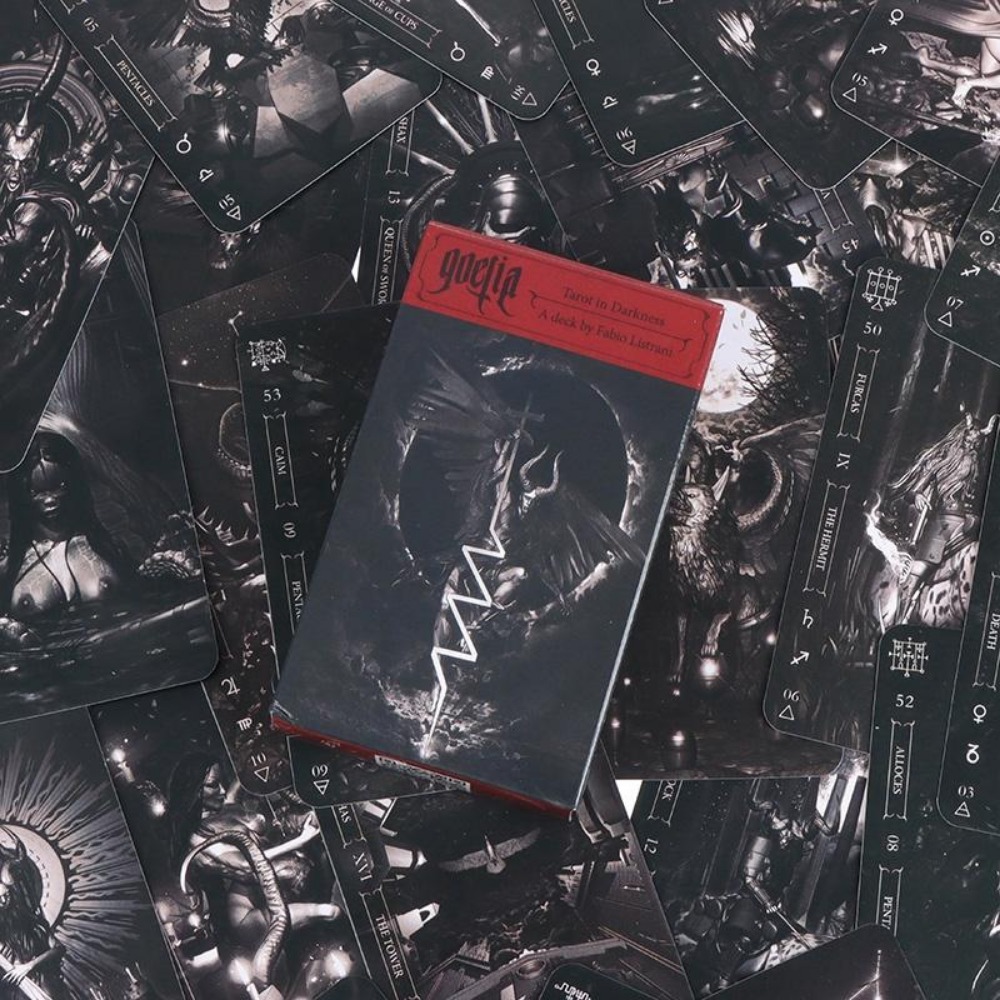 Desk Setup Dark - 10.3*6cm Tarot Goetia Tarot In Darkness