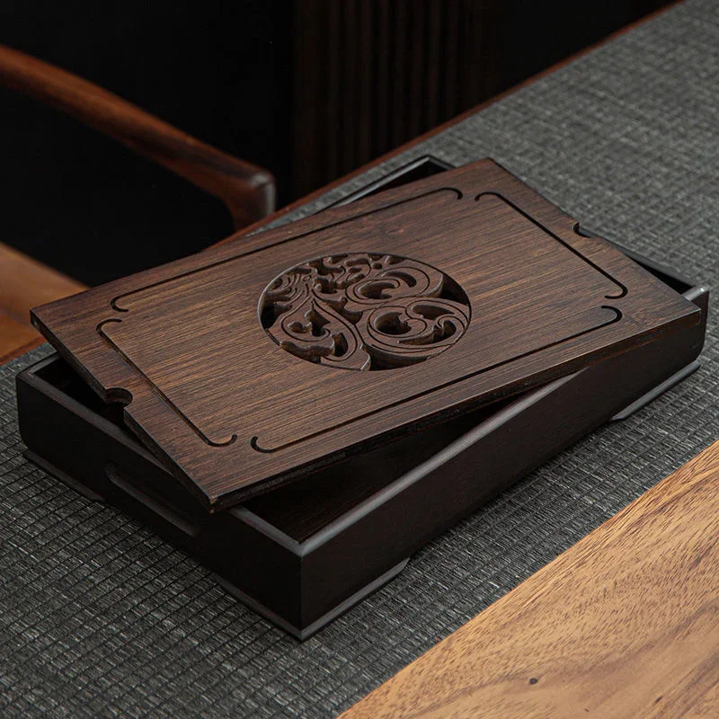 Natural Bamboo Tray, Tea Table - Desk Drawer Unit reseña y precio