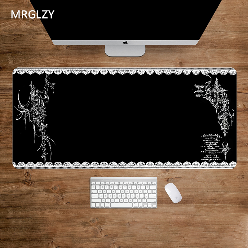 Mouse Pad Dark Style Lace Edge - Desk Setup Dark reseña y precio