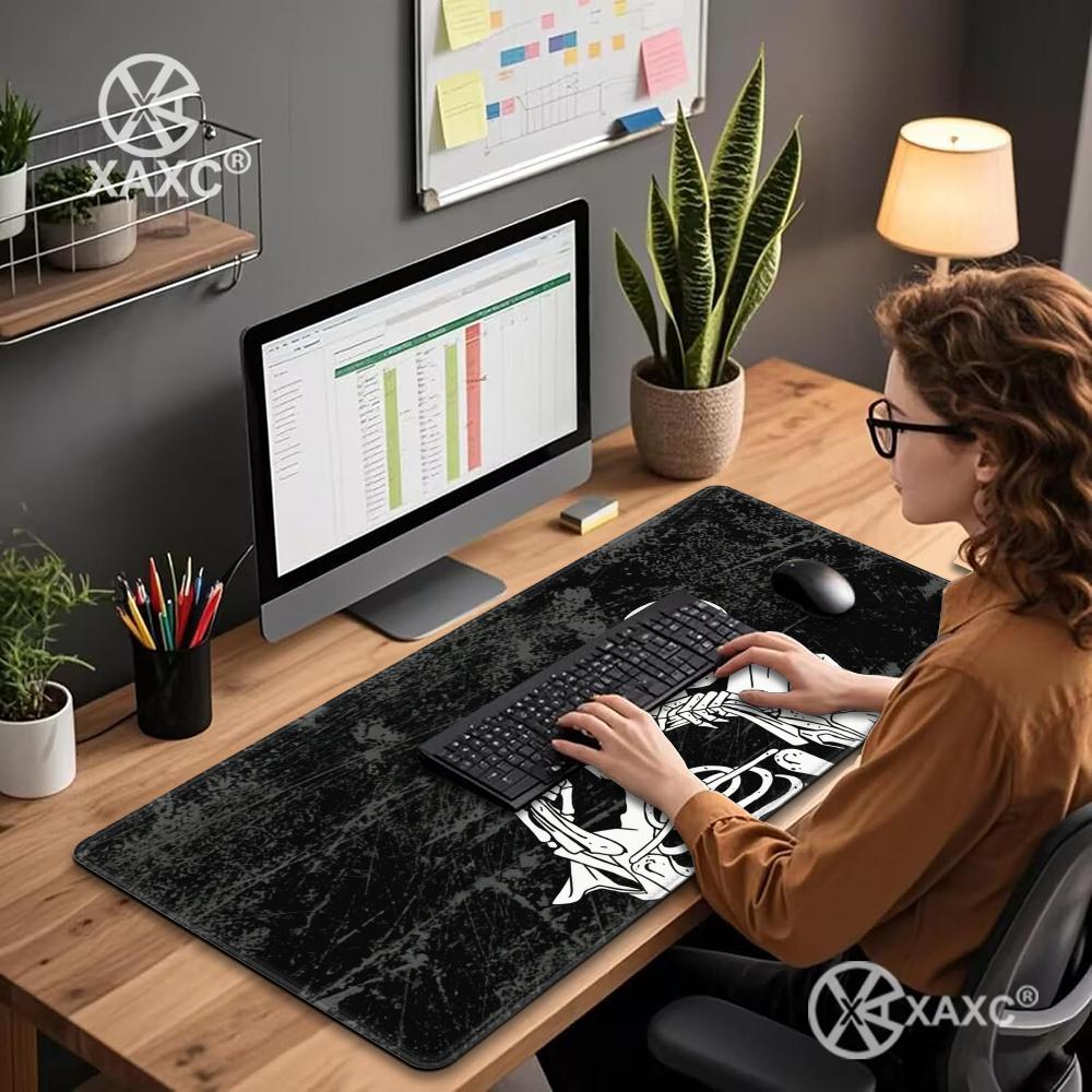 Skull Mouse Pad Dark Ink Desk  - Desk Setup Dark reseña y precio