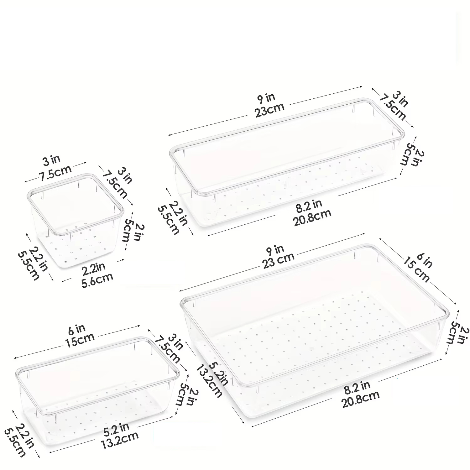 6/9/12Pack Drawer Organizers C - Desk Drawer Unit reseña y precio