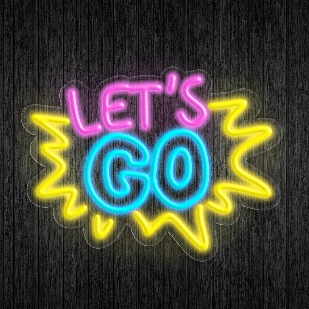 LET'S GO Multicolor LED Neon S - Desk Setup Inspiration reseña y precio