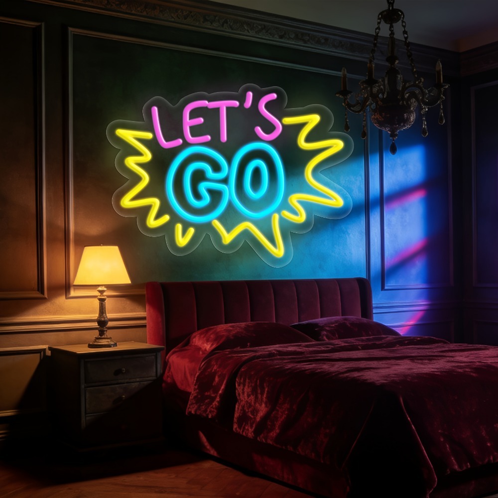 LET'S GO Multicolor LED Neon S - Desk Setup Inspiration reseña y precio