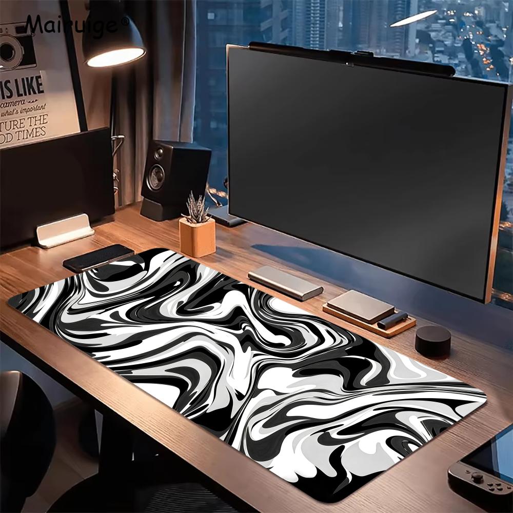 Abstract Fluid Non Slip Rubber - Desk Setup Gaming Pc reseña y precio