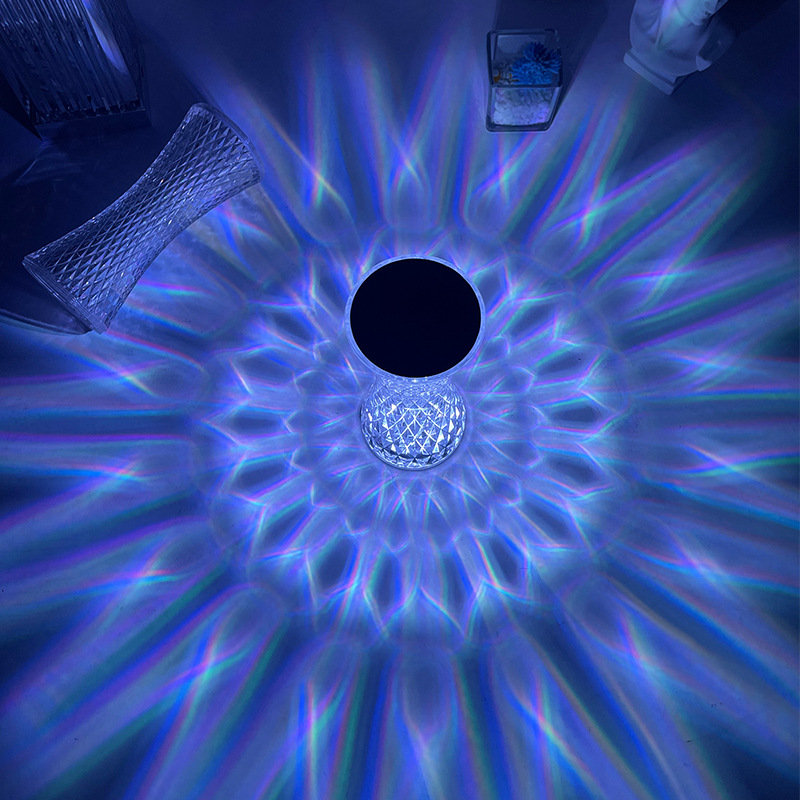 Crystal Bedside Table Lamps Xm - Led Desk Light Usb reseña y precio