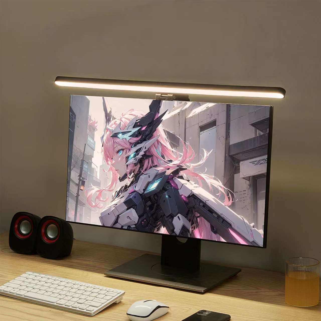 LED Monitor Light Hanging Desk - Desk Setup Lighting reseña y precio