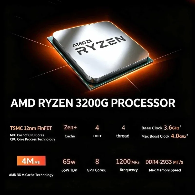Light-load Stable AMD R3 3200G - Desk Setup Lighting reseña y precio