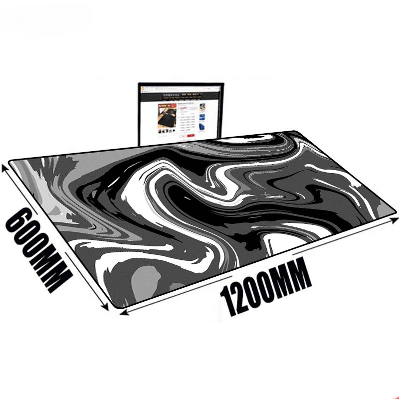 Large Mat Mouse Pad Fluid Art  - Desk Setup Pc And Laptop reseña y precio