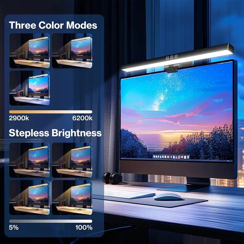 Led Computer Monitor Light Bar - Led Desk Light Usb reseña y precio