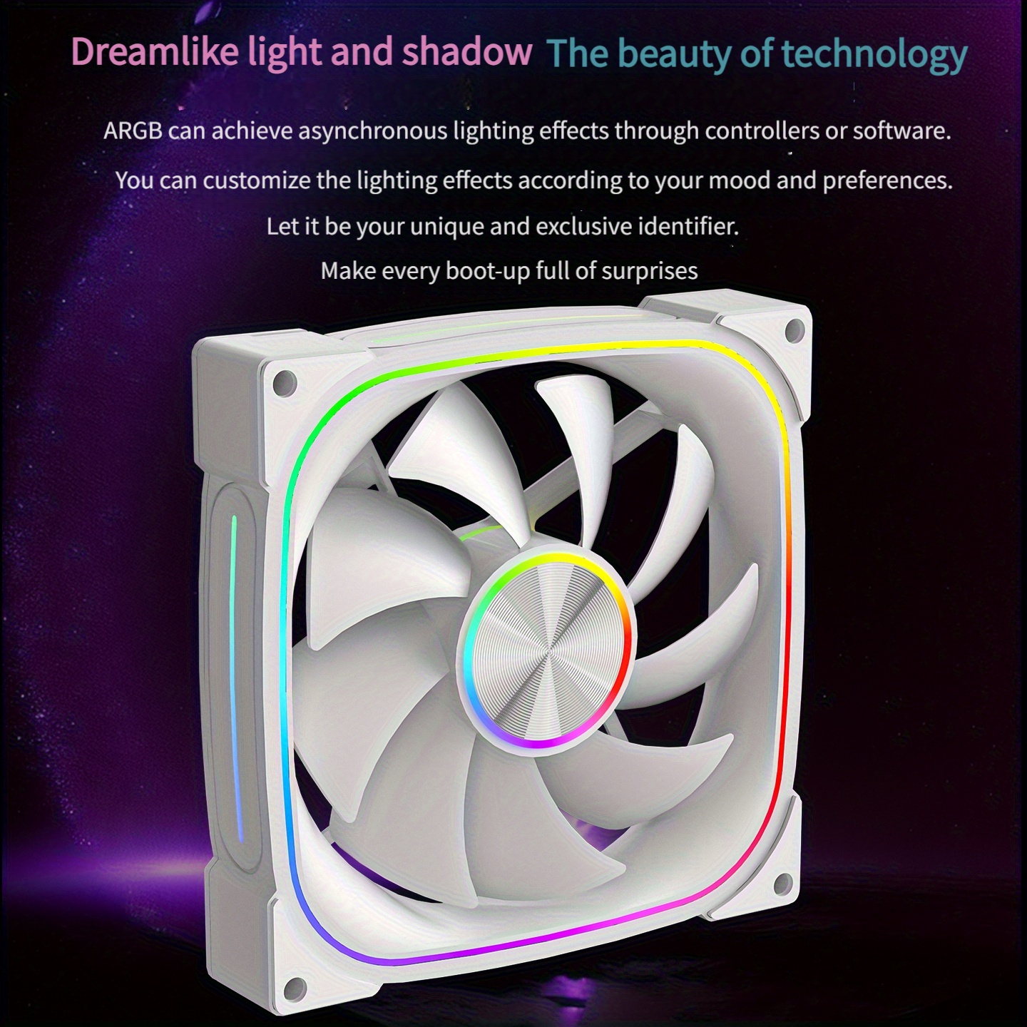 Prism 9Pro Fan 12cm Desktop Co - Desk Setup Lighting reseña y precio