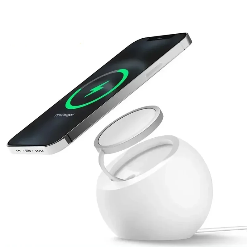 Magnetic Wireless Charging Des - Desk Setup Apple reseña y precio