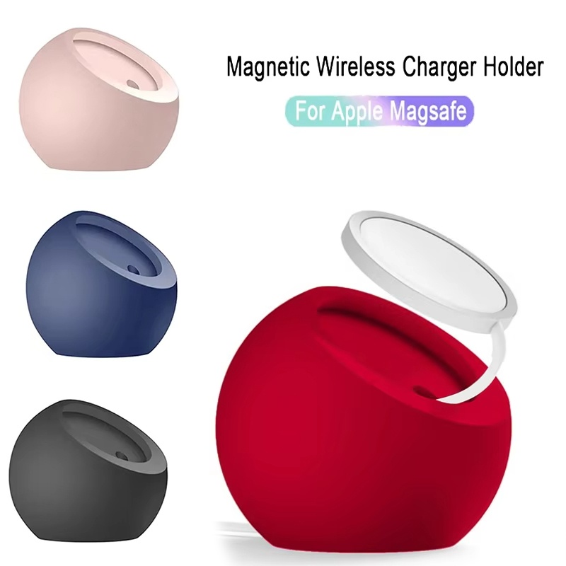 Silicone Wireless Charger Magn - Desk Setup Apple reseña y precio
