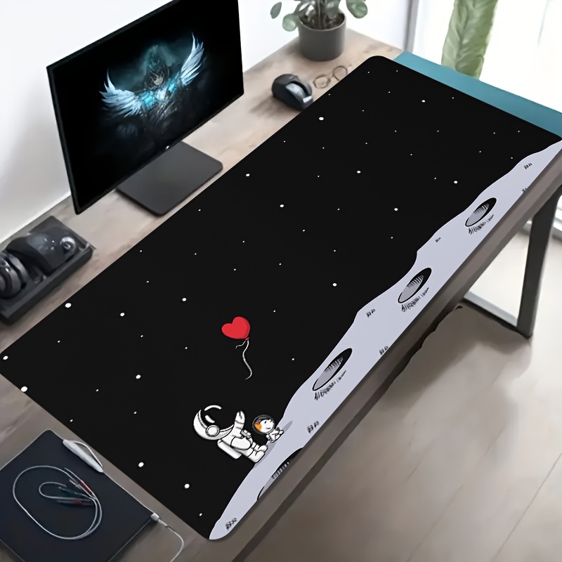 Astronaut Moon Space Oversized - Desk Setup Pc And Laptop reseña y precio