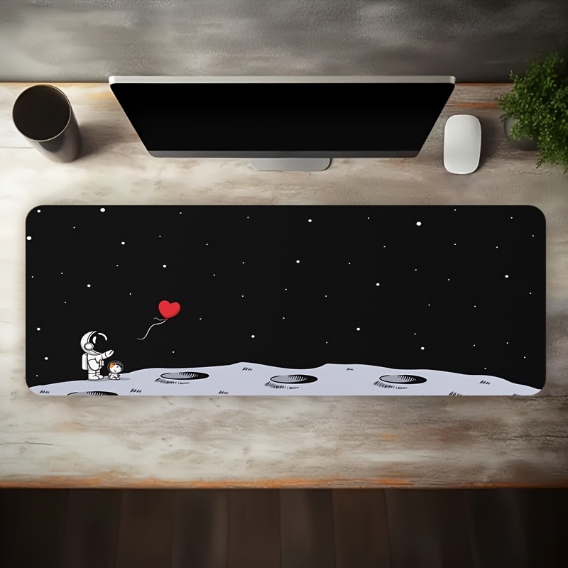 Astronaut Moon Space Oversized - Desk Setup Pc And Laptop reseña y precio