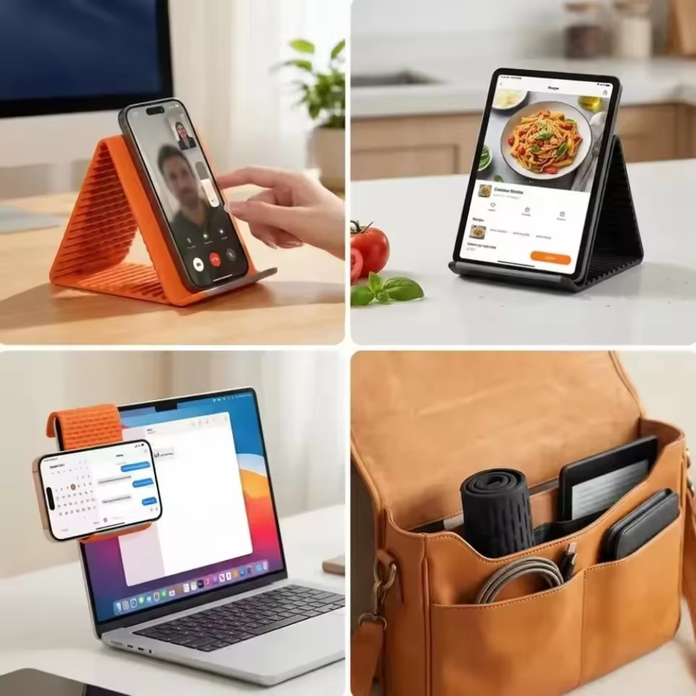 Portable Foldable Silicone Pho - Desk Setup Apple reseña y precio