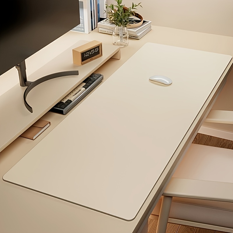 1pc Large Faux Leather Mouse P - Desk Setup Rug reseña y precio