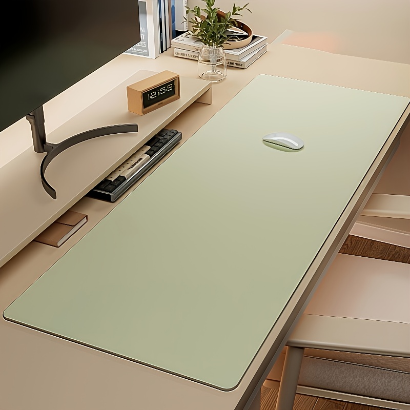 1pc Large Faux Leather Mouse P - Desk Setup Rug reseña y precio