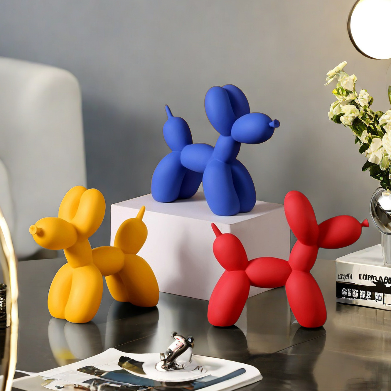 Lovely Color Resin Balloon Dog - Desk Setup Kit reseña y precio