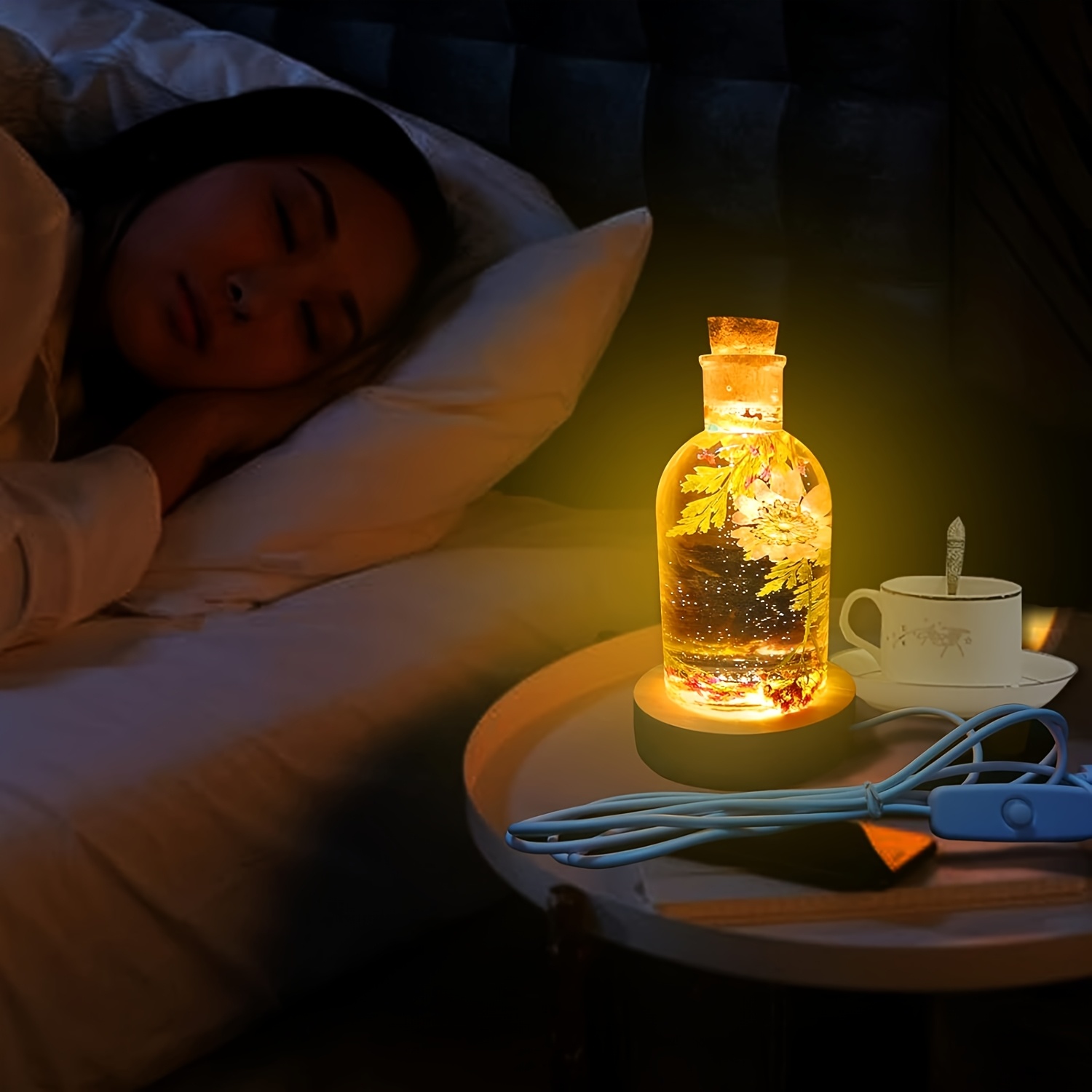 Drift Bottle Light Resin Mold  - Led Desk Light Usb reseña y precio
