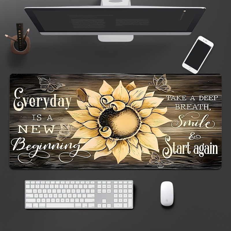 Sunflower Mouse Pad Inspiratio - Desk Setup Inspiration reseña y precio