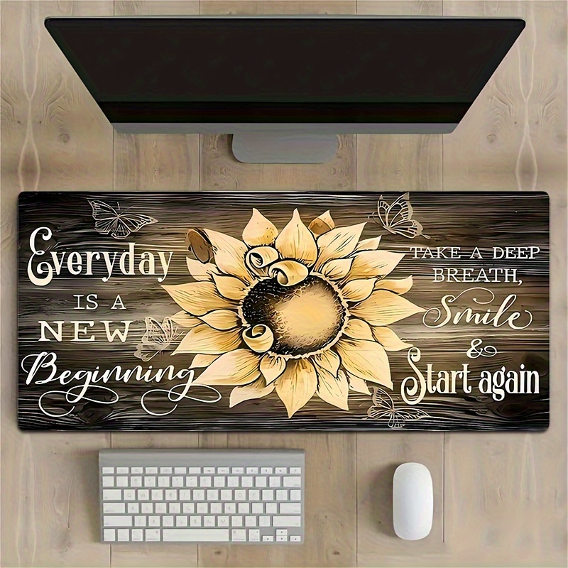 Sunflower Mouse Pad Inspiratio - Desk Setup Inspiration reseña y precio