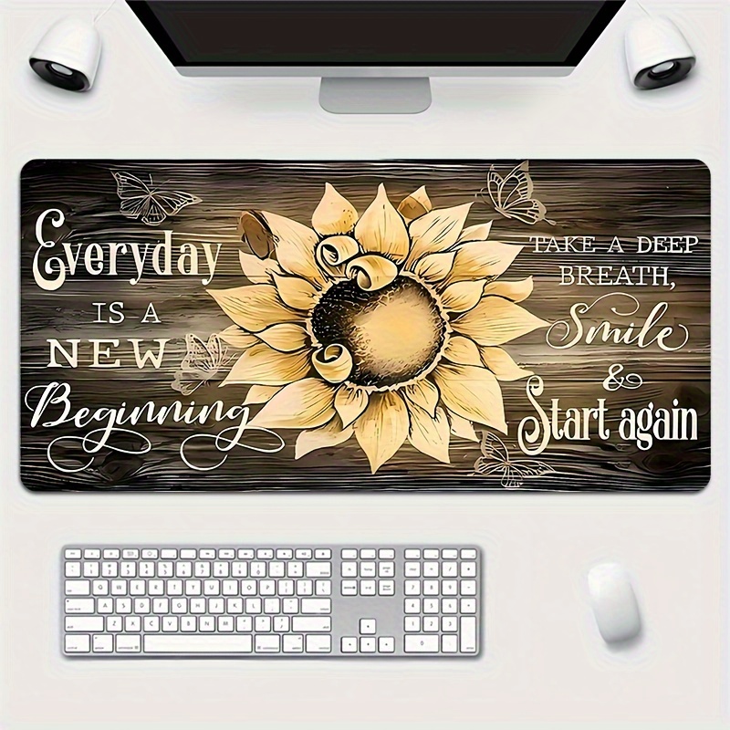 Sunflower Mouse Pad Inspiratio - Desk Setup Inspiration reseña y precio
