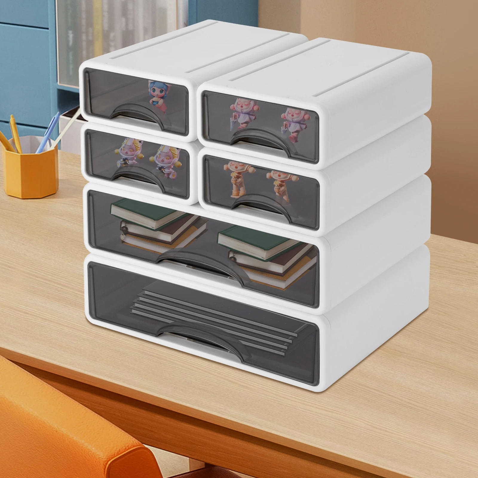 PP Rectangular Desktop Storage - Desk Drawer Unit reseña y precio