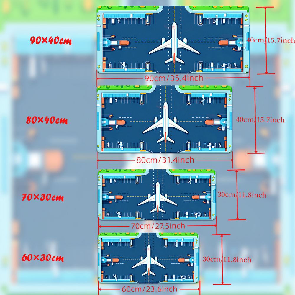 Airplane Runway Mouse Pad Larg - Desk Setup Gaming Pc reseña y precio