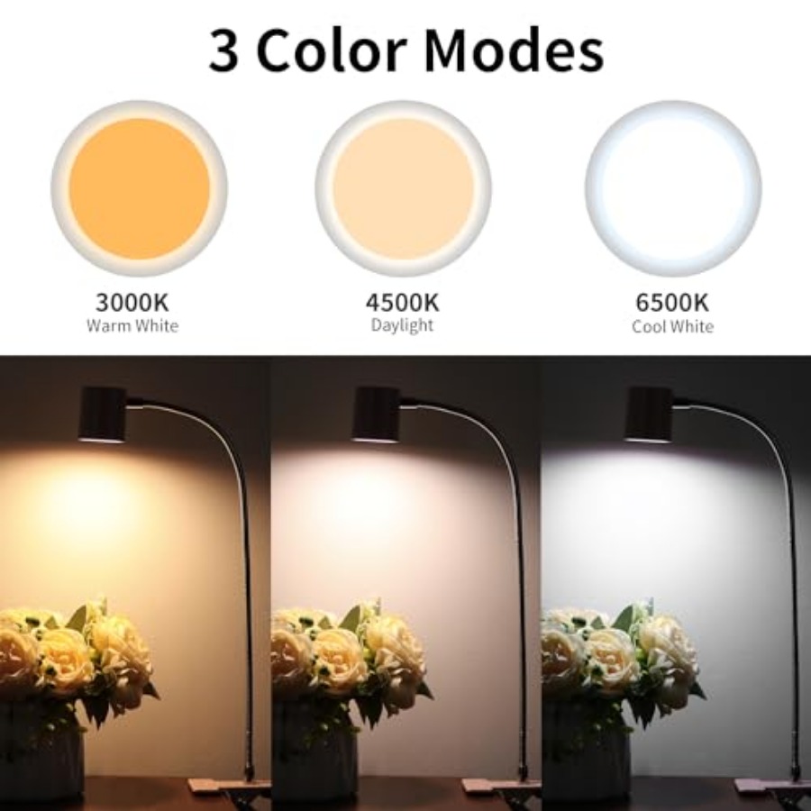 Desk Lamp, USB Clip On Light w - Led Desk Light Usb reseña y precio