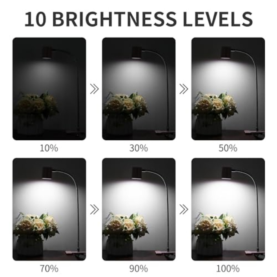 Desk Lamp, USB Clip On Light w - Led Desk Light Usb reseña y precio