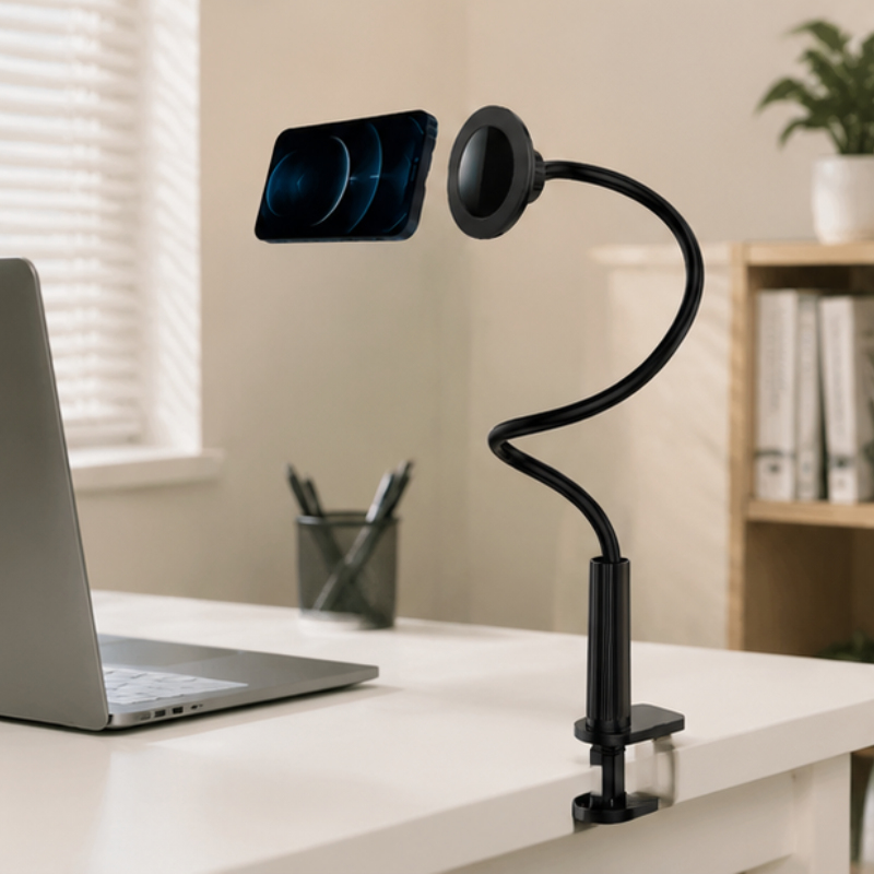 Magnetic Lazy Phone Holder 360 - Desk Setup Apple reseña y precio