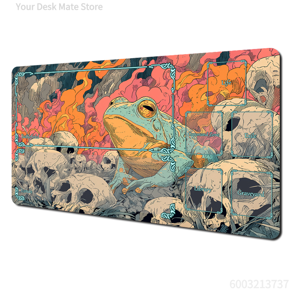 Dark Fantasy Frog Skulls Pink  - Desk Setup Dark reseña y precio