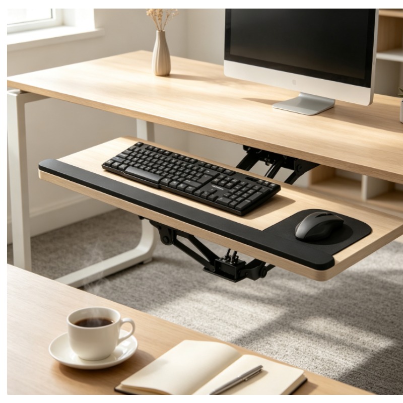 Keyboard Tray Under Desk Slidi - Desk Drawer Unit reseña y precio