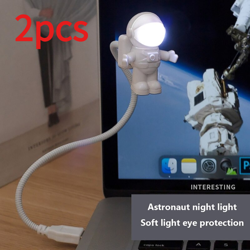 2pcs Astronaut USB Night Light - Led Desk Light Usb reseña y precio