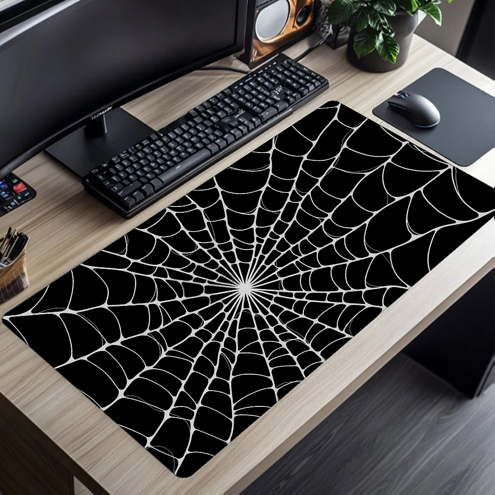 Abstract Black White Mouse Pad - Desk Setup Pc And Laptop reseña y precio