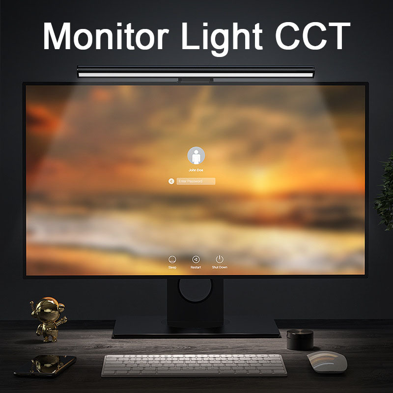 LED Monitor Hanging Desk Light - Desk Setup On Bed reseña y precio