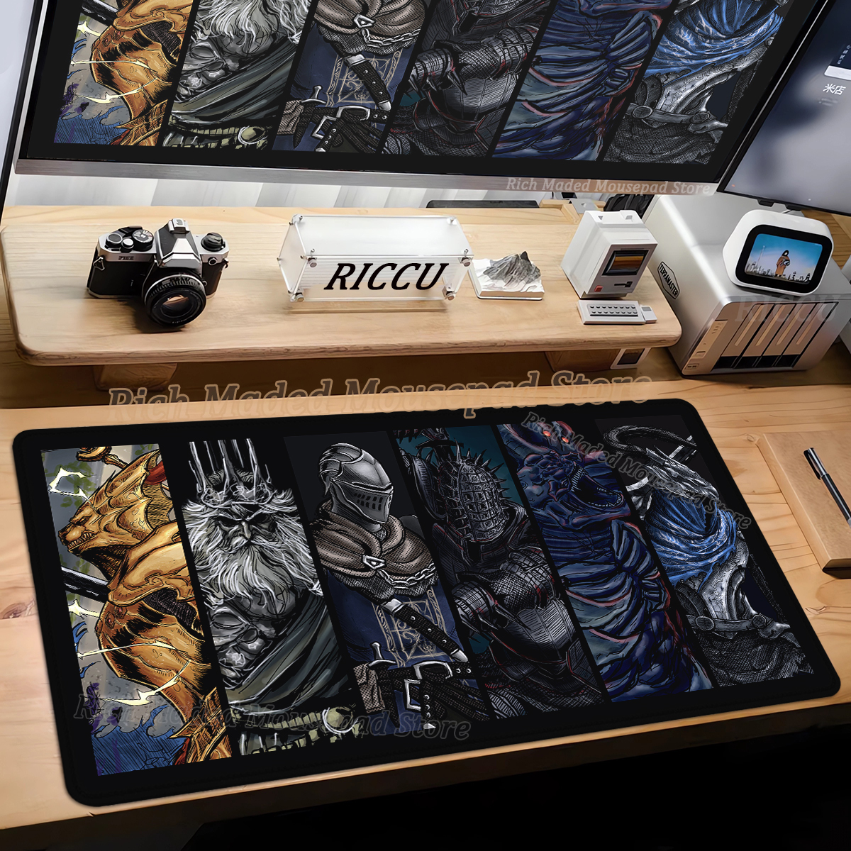 Gamer Large Mouse Pad Dark Sou - Desk Setup Dark reseña y precio
