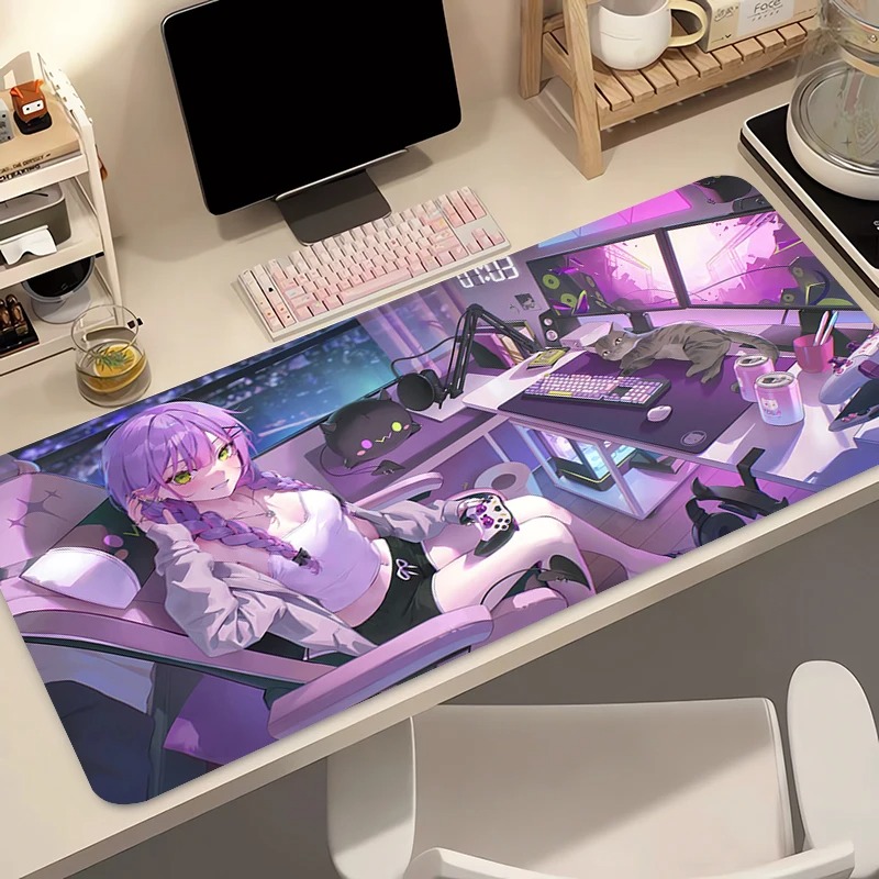 Large Waifu 90x40cm Dark Angel - Desk Setup Dark reseña y precio