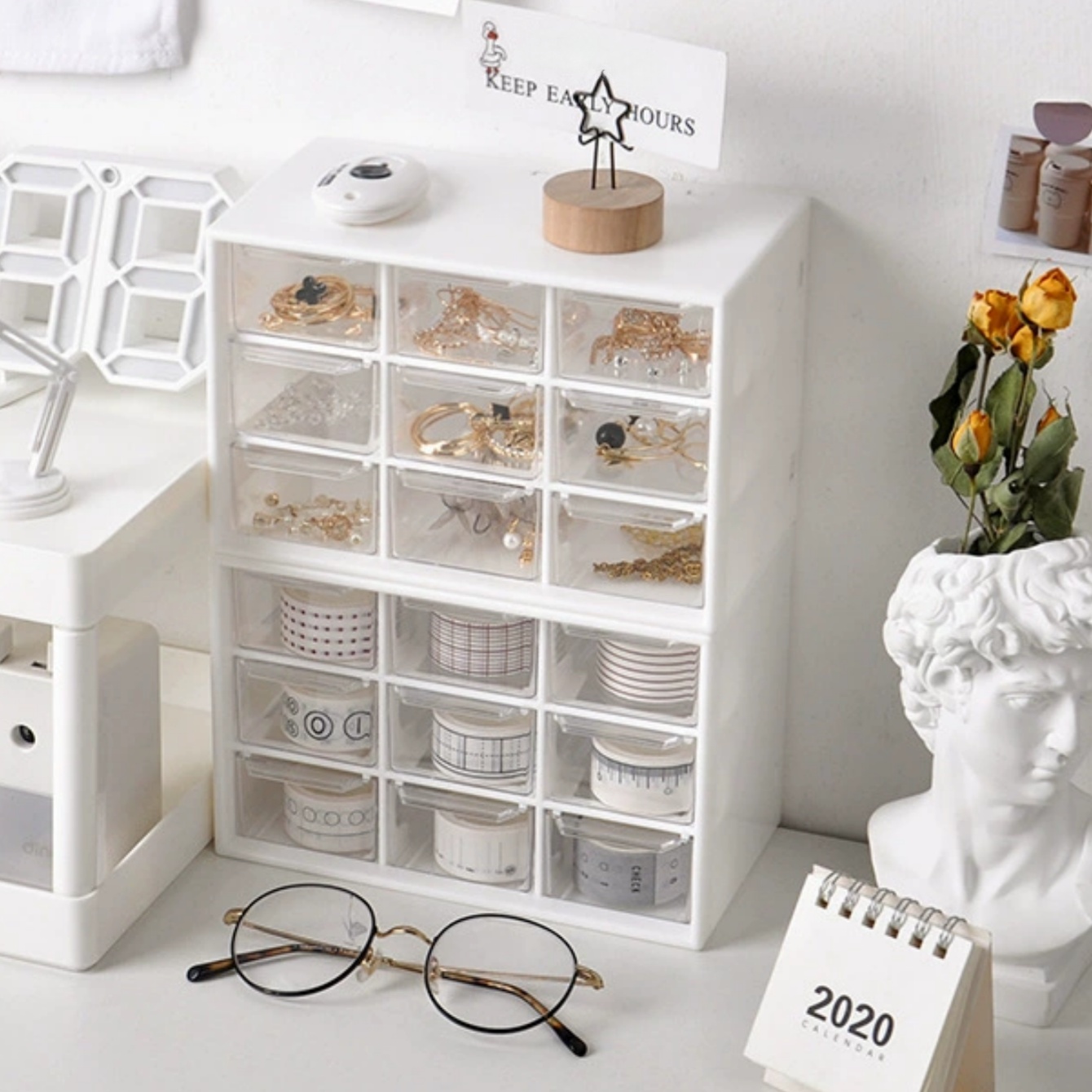 Bead Material Storage Box. The - Desk Drawer Unit reseña y precio