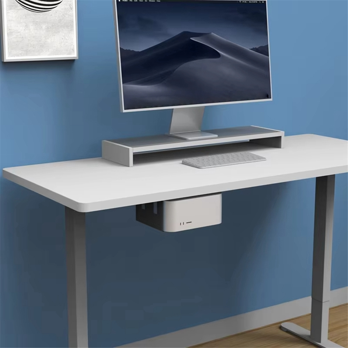 New Desktop Bottom Wall Bracke - Desk Setup Apple reseña y precio